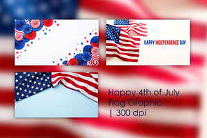 Happy 4th of July Flag Graphic, an Education Illustration by StockVerse Creative