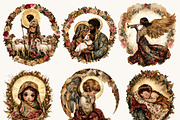 Watercolor Nativity Scene Clipart, a Person Illustration by Design Scotch (Thumbnail 3 of 8)