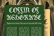 CS Quicker – Blackletter Font, a Blackletter Font by Craft Supply Co. (Thumbnail 6 of 8)