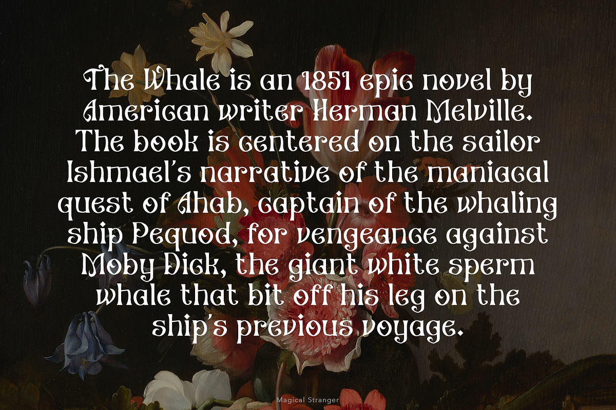 Magical Stranger Font, a Blackletter Font by madeDeduk (Photo 9 of 10)