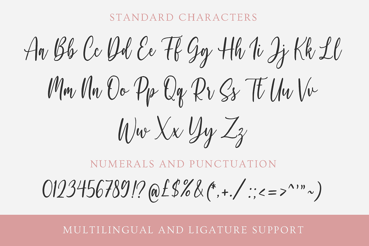 Lilium Star - Handwritten Font preview 2