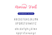 Blackyard Script & Sans - 40% off, a Script Font by vuuuds (Thumbnail 4 of 4)