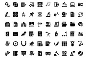 Education Glyphs Icons, a Solid Icon by Vector Stall (Thumbnail 3 of 4)
