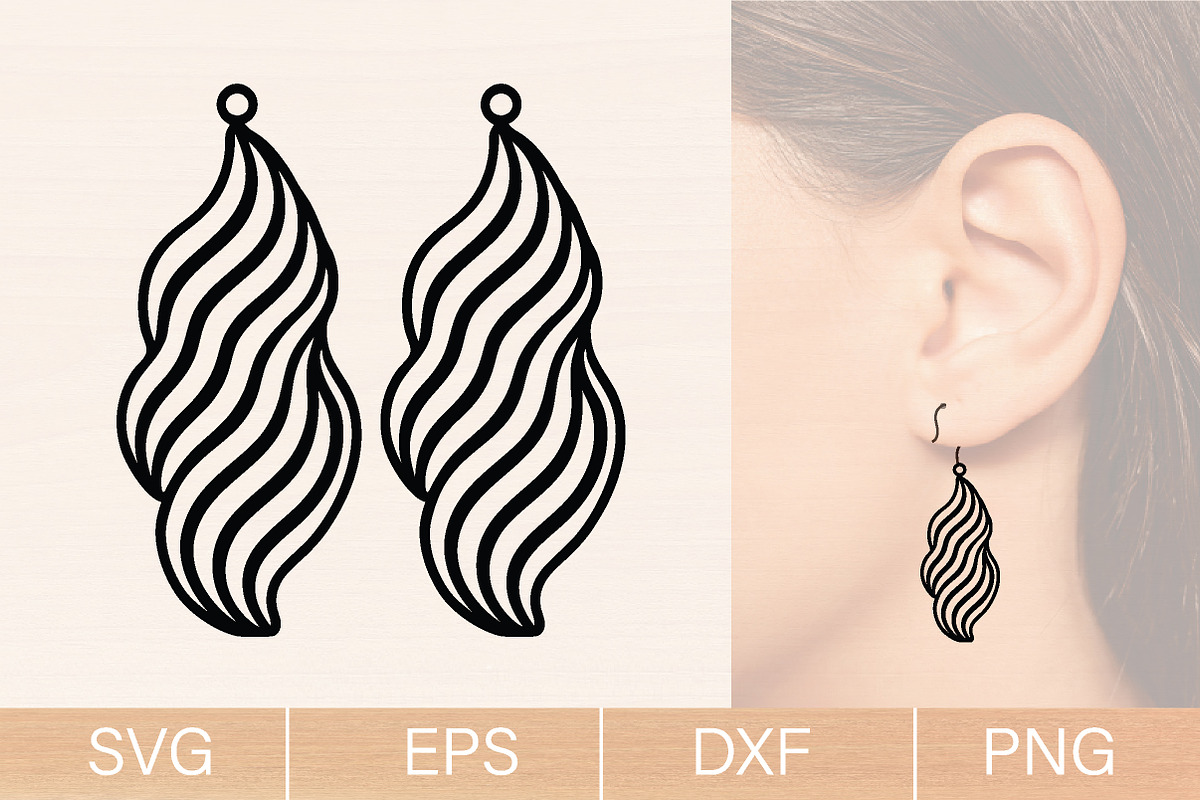Easter Earrings Laser Cut SVG Bundle, an Object Graphic by jannatulpakhi (Photo 7 of 10)