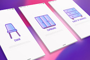 Furniture | 16 Thin Line Icons Set, an Outline Icon by Alex Blogoodf (Thumbnail 2 of 11)