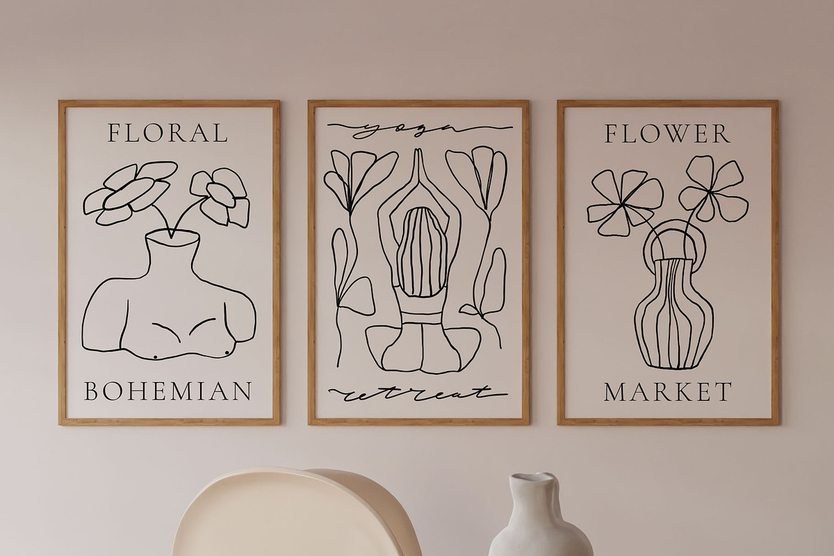 Modern Wall Art Posters Bundle, a Graphic by Ayya Studio (Photo 66 of 94)