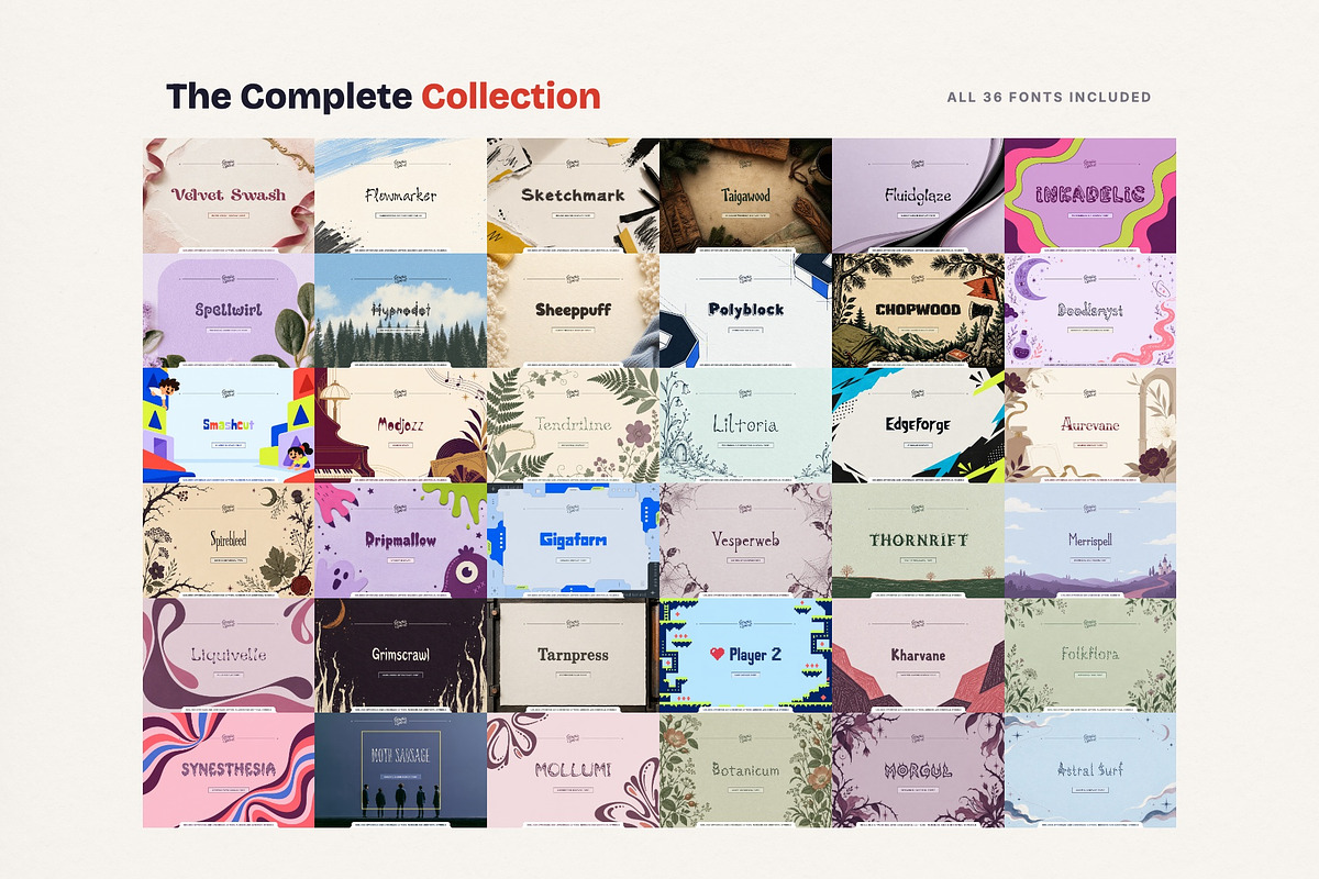 Fonts Bundle III for Creative Design, a Handwritten Font by Graphic Spirit (Photo 5 of 8)
