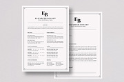 Simple Resume, a Resume Template by graphicook (Thumbnail 1 of 3)