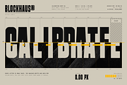 Blockhaus - Condensed Display, a Sans Serif Font by HipFonts (Thumbnail 3 of 11)
