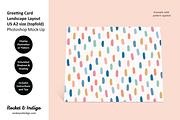 US A2 Greeting Card PS Mockup 7, a Product Mockup by Rocket & Indigo (Thumbnail 7 of 8)