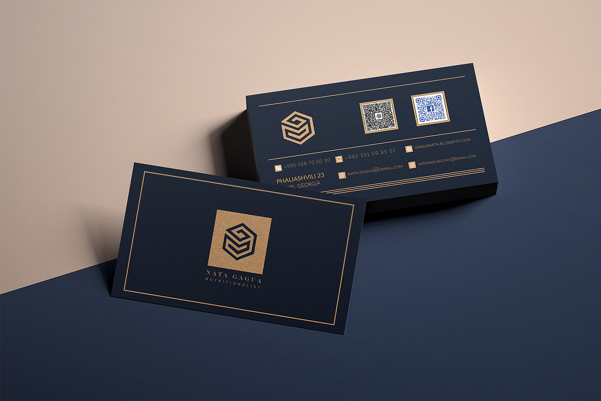 Elegant Business Card, a Business Card Template by Nikolozgraphic (Photo 1 of 5)