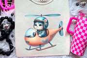 Airplane watercolor clipart Cute, an Illustration by CreationArt (Thumbnail 5 of 9)