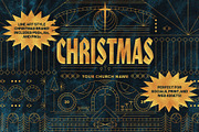 Christmas Sermon Series Graphics, a Graphic by Gloam Creative (Thumbnail 1 of 6)