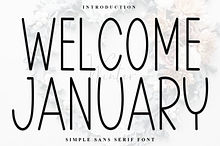 Welcome January