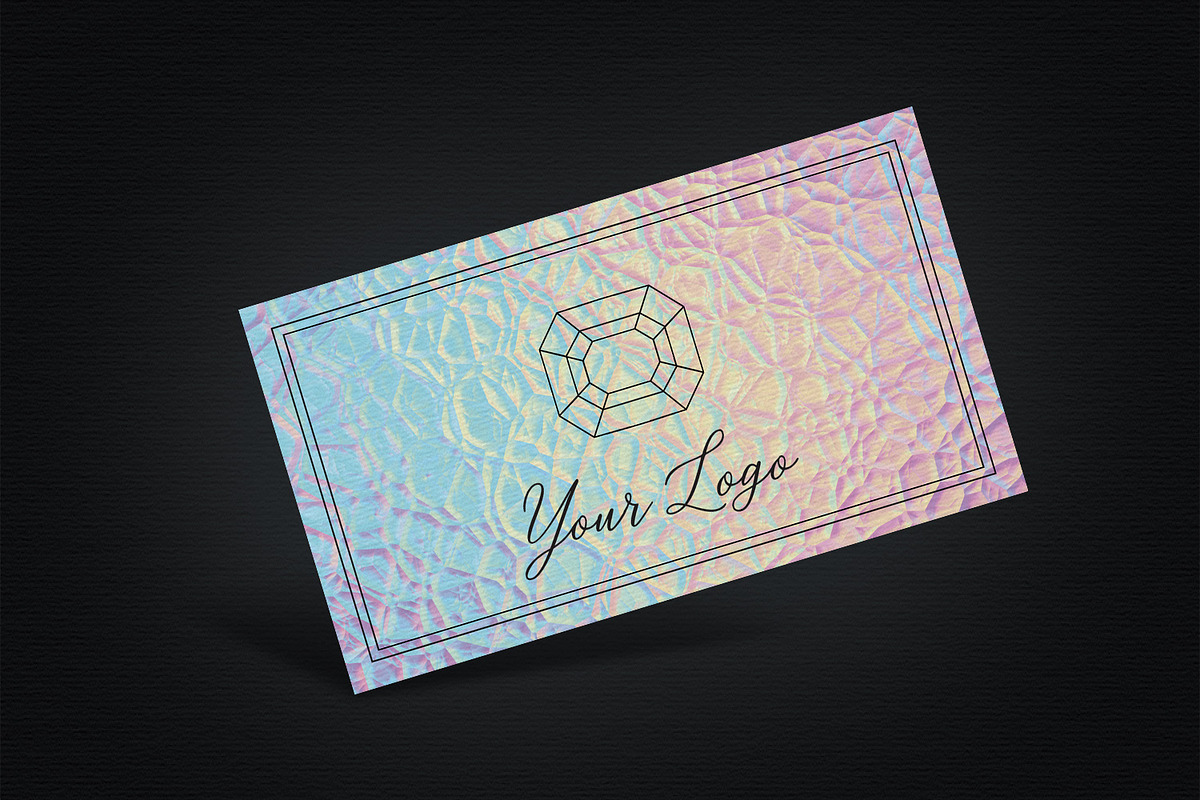 Holographic Business Card Design, a Business Card Template by Kseniya-Omega (Photo 3 of 4)