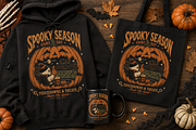 Vintage Sport Halloween Png Bundle, an Object Graphic by Daisy Design (Thumbnail 2 of 21)