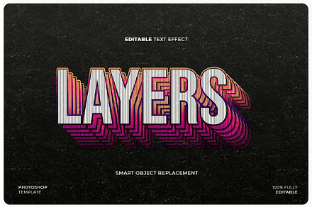 Layered Text Effect, a Layer Style Add-On by vectorstockstudi0