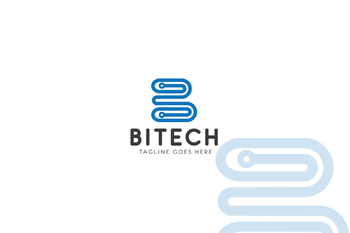 Bitech (Letter B) Logo Template, a Branding & Logo Template by dien96 (Photo 1 of 3)