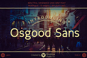 Osgood Sans, a Sans Serif Font by Quzma Supply Co. (Thumbnail 1 of 5)