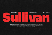 Sullivan | 91 Style Font, a Sans Serif Font by Bosstype Studio (Thumbnail 1 of 15)
