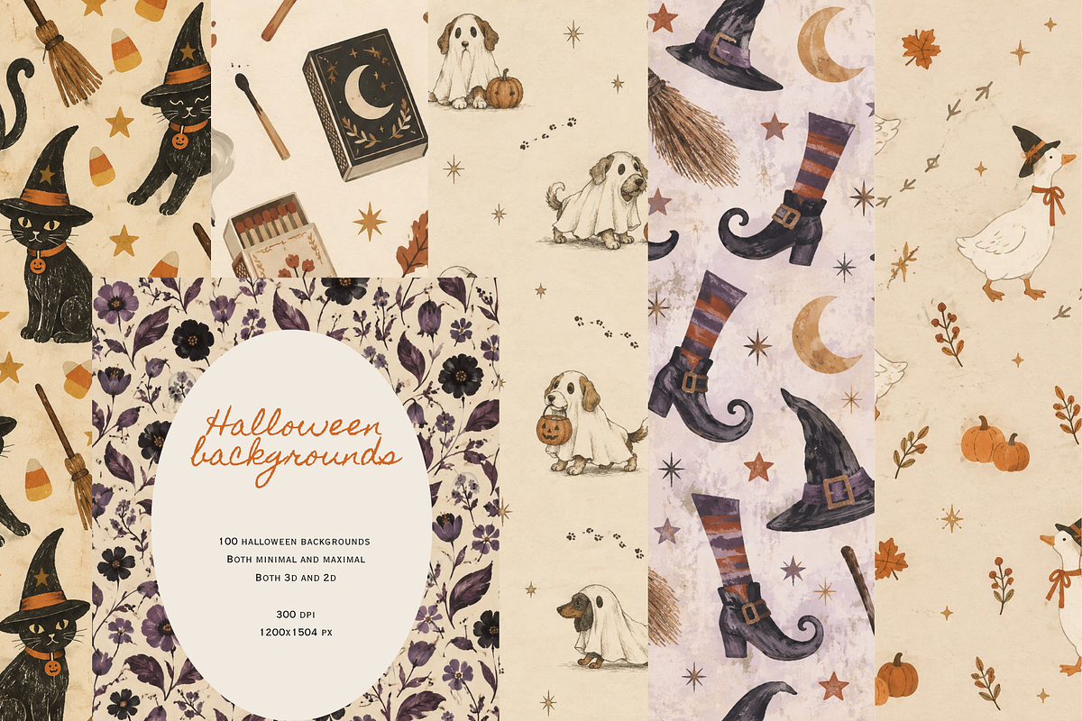 100+ Halloween Backgrounds, a Background Graphic by digital.incubator.yum (Photo 6 of 6)