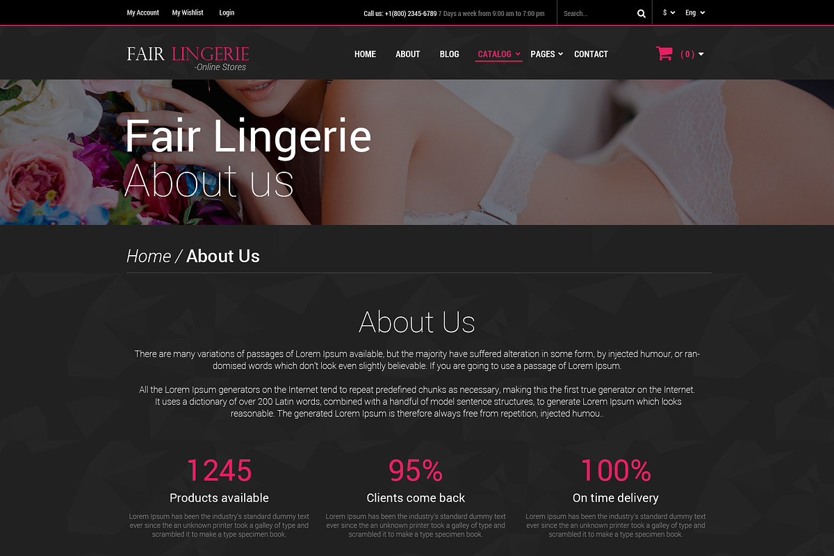 Fair Lingerie Ecommerce PSD Template, a Websites & App Template by Sainath Chillapuram (Photo 11 of 14)