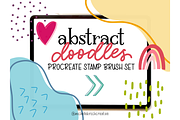 DOODLE BUNDLE - Procreate Stamps, a Brush Add-On by Michelle Kirsch Creative (Thumbnail 8 of 32)