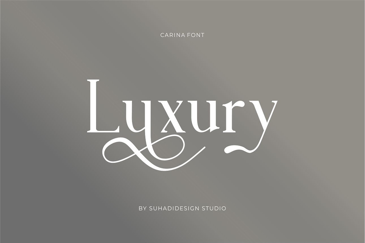 Carina classy elegant font, a Serif Font by suhadidesign (Photo 8 of 14)