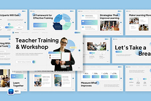 Teacher Training & Workshop Keynote, a Presentation Template by Loin Studio