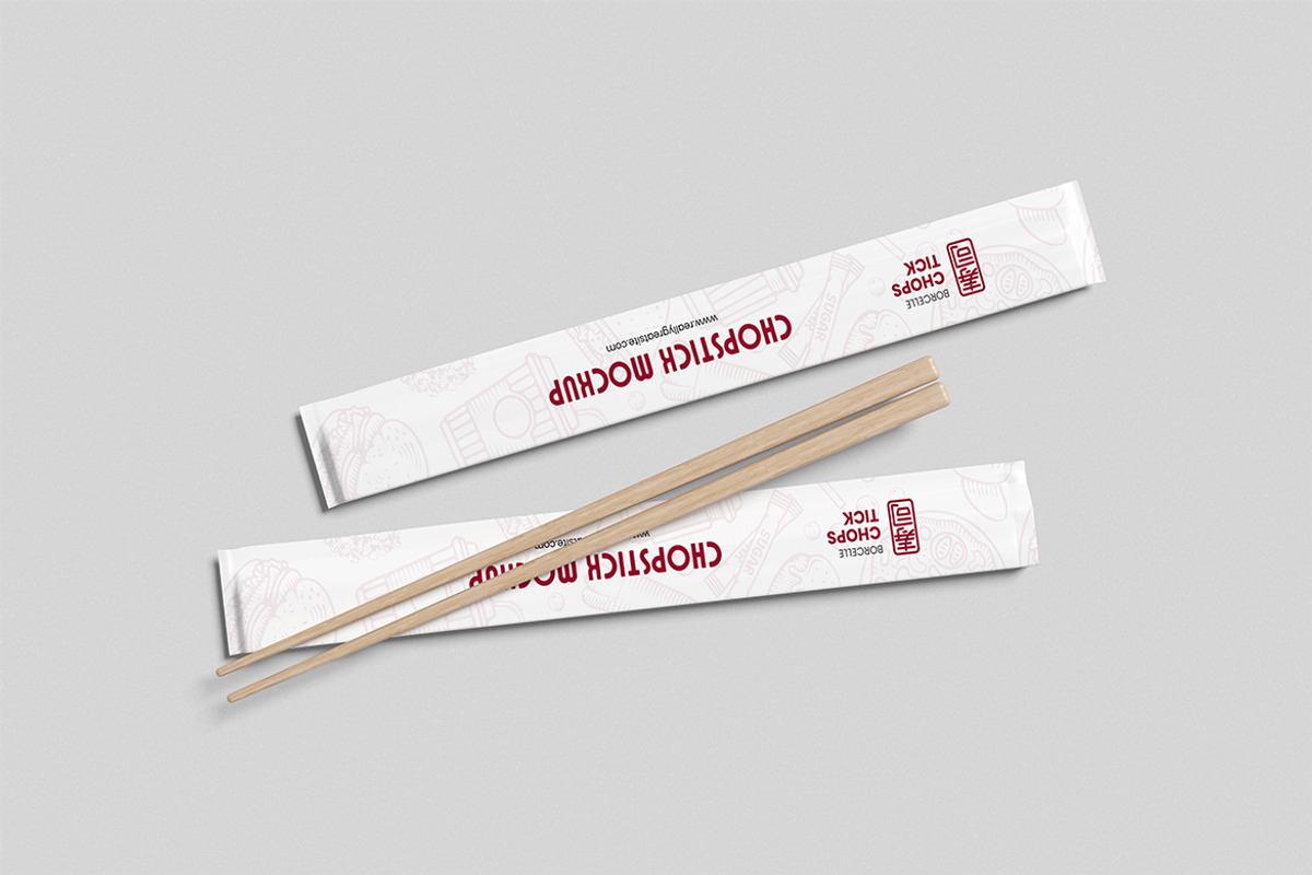 Chopstick Mockup, an Advertising Mockup by swsi-studio (Photo 5 of 5)