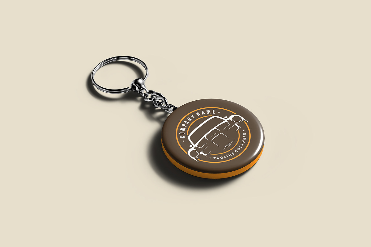 Keychain Mockup - 12 Views, a Merchandise Mockup by Illusiongraphic (Photo 3 of 26)