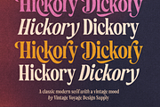 Hickory Dickory • A Stylish Serif, a Serif Font by Vintage Voyage Supply (Thumbnail 1 of 17)