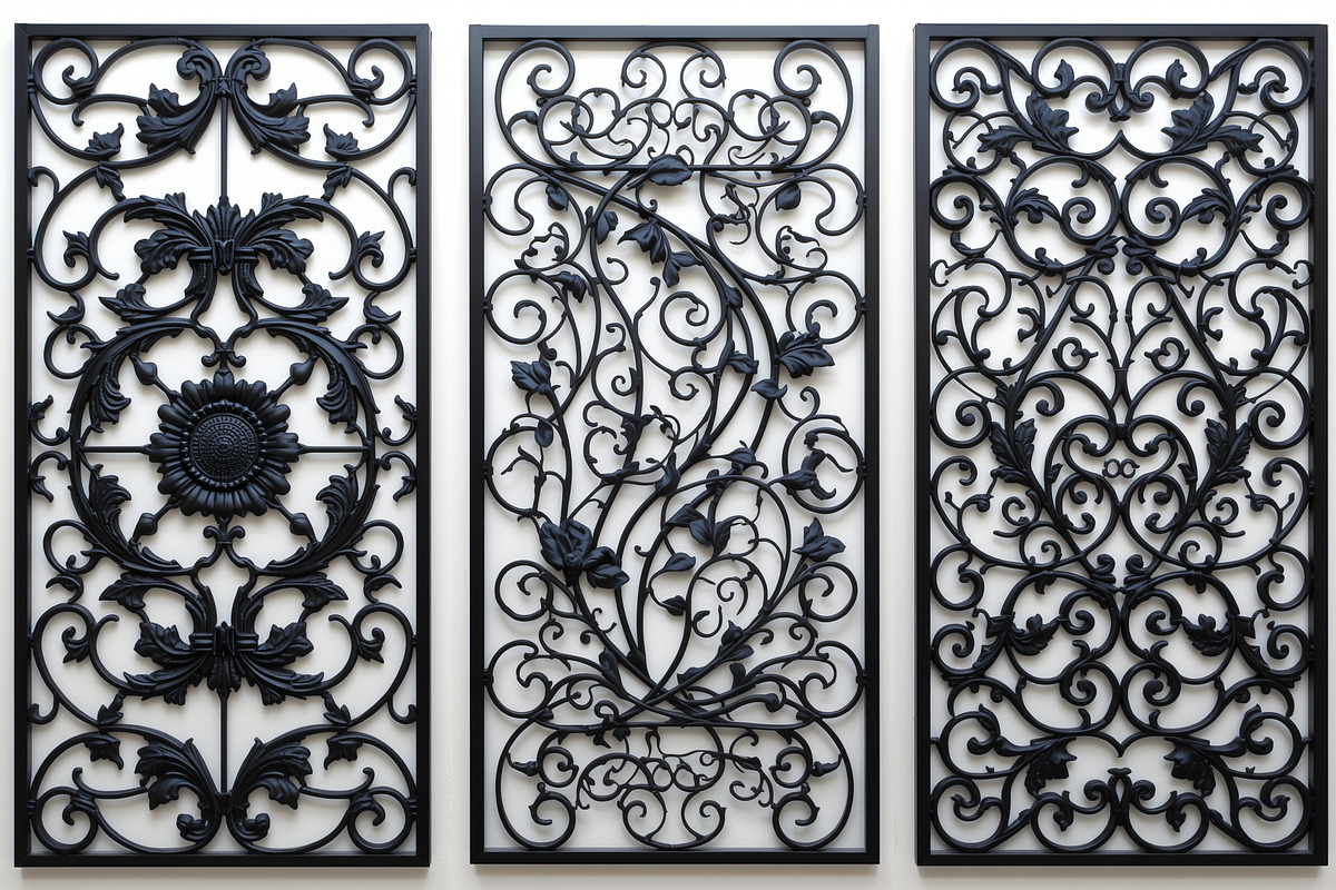 Decorative Floral Panel Silhouette, an Illustration by musafir_fashion (Photo 19 of 21)