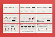 Black Red Project Proposal Keynote, a Presentation Template by graphicook (Thumbnail 5 of 8)