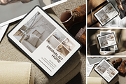 Ipad Pro Mockup, an iPad Mockup by Symie Design (Thumbnail 1 of 4)