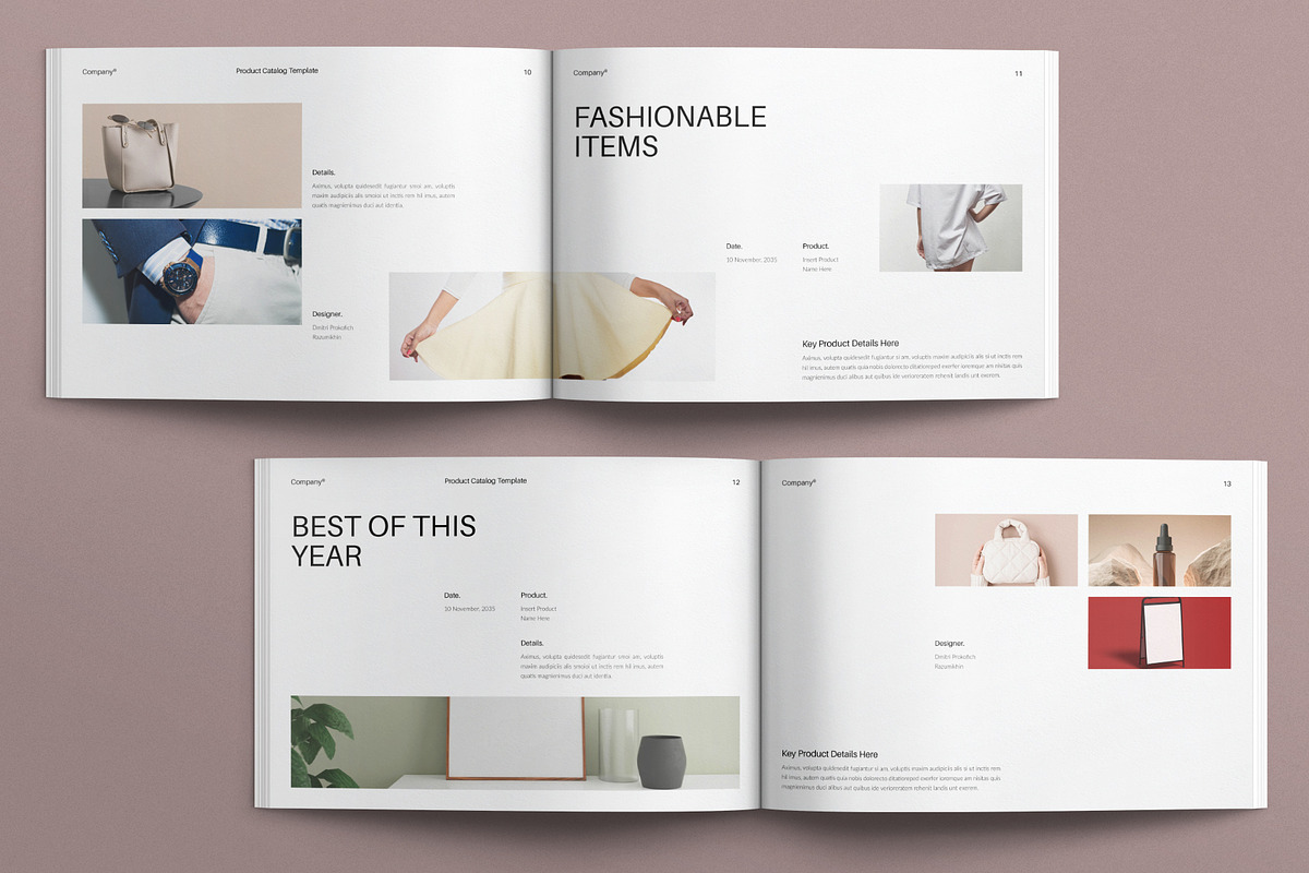 Product Catalog Template Landscape, a Brochure Template by E-Type (Photo 5 of 7)