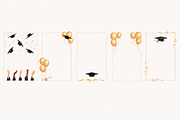 Graduation Illustrations, an Education Illustration by Anna Studio (Thumbnail 8 of 12)