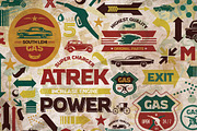 Atrek - Bold, Inline & Cutline, a Sans Serif Font by Stypeface (Thumbnail 4 of 6)