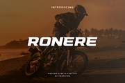 Ronere - Modern Sports Typeface, a Serif Font by garismantra (Thumbnail 1 of 4)