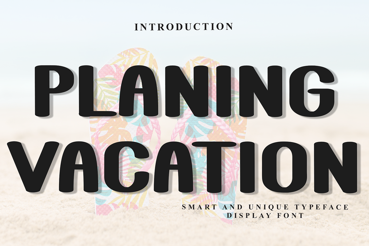 Planing Vacation, a Script Font by InermediaSTUDIO (Photo 1 of 8)