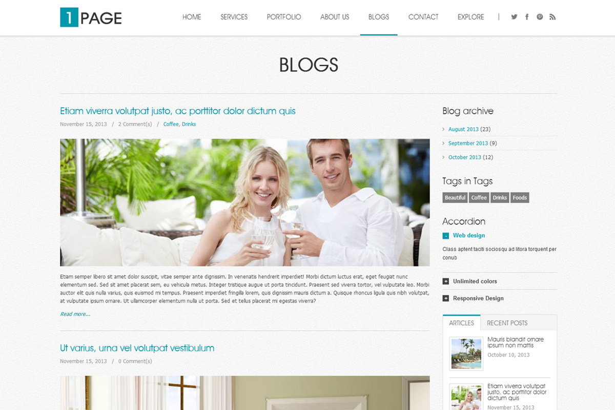 OnePage, a Websites & App Template by WeebPal Corp (Photo 3 of 5)