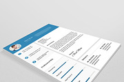 Material Resume/CV-V05, a Resume Template by Template Shop (Thumbnail 1 of 4)