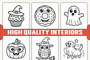 Bold & Easy Cute Halloween Coloring, a Seasonal Illustration by Ink Gallery (Thumbnail 4 of 6)