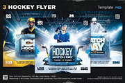 3 Hockey Flyer Template, a Flyer Template by Tarommir (Thumbnail 1 of 7)