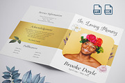 funeral program printing template, a Templates & Theme by TemplateLab (Thumbnail 1 of 2)