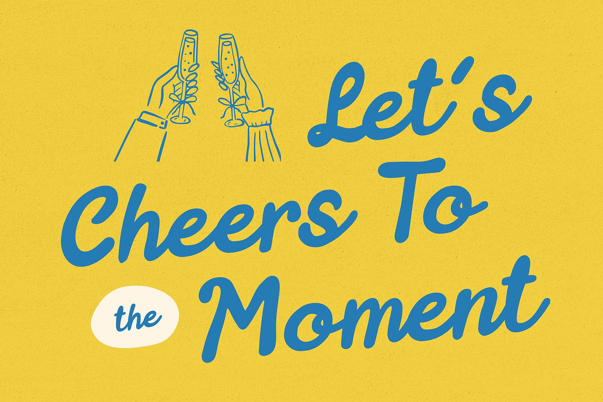 CS Lindy - Nostalgic Bold Script, a Script Font by Craft Supply Co. (Photo 5 of 8)