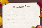 Golden Leaves PowerPoint Theme, a Presentation Template by Jumsoft (Thumbnail 7 of 19)