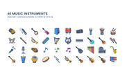 Music Instruments icon set, an Icon by Icongeek26 (Thumbnail 4 of 6)