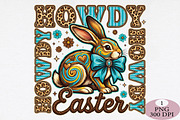 Cowgirl Easter Bunny PNG, an Illustration by Daily.Designs (Thumbnail 1 of 5)