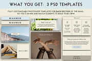 Beach House Welcome Email Templates, an Email Template by Scribble Society (Thumbnail 3 of 5)